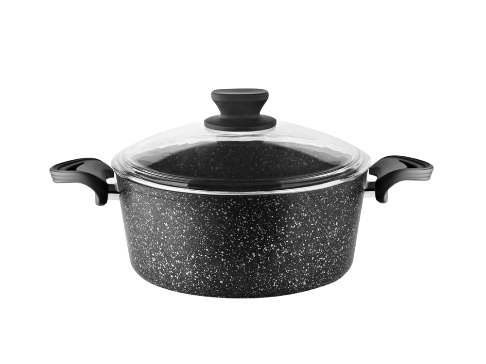 Eco Diez Ezme Serisi Derin Tencere Bakalit Saplı - Siyah 26 cm