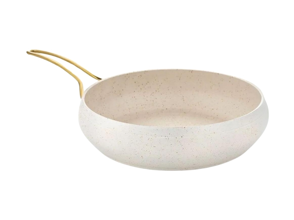 Güveç Serisi Güveç Tava Gold Sapli - Krem 30 cm